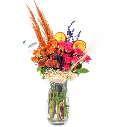 Pink Orange Çardak Gülleri