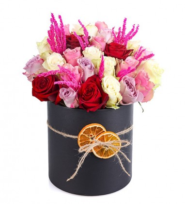 Kutuda Premium Gül Aranjmanı