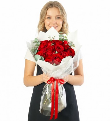 Kırmızı Güller Buketi
