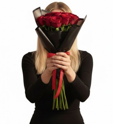 11 Kırmızı Gül Buketi